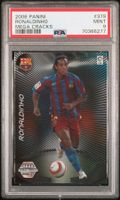 PANINI MEGACRACKS 2006 RONALDINHO PSA 9