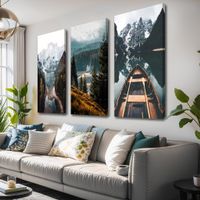 Riesig 🔝 SUPER PREIS 💲 Wandbild 120x80 NEU / Natur See