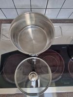 WMF Cromargan Edelstahl Kochtopf mit Glasdeckel – Ø 24 cm