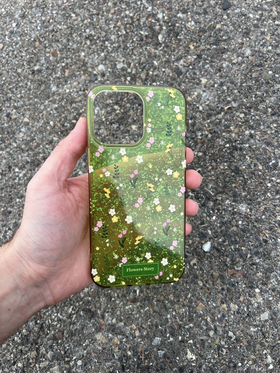 Cover & Protezioni schermo: iPhone 15 Pro Max Case Grün Blumen 10/10 – Usato da Effretikon venduto da rus_2l2p