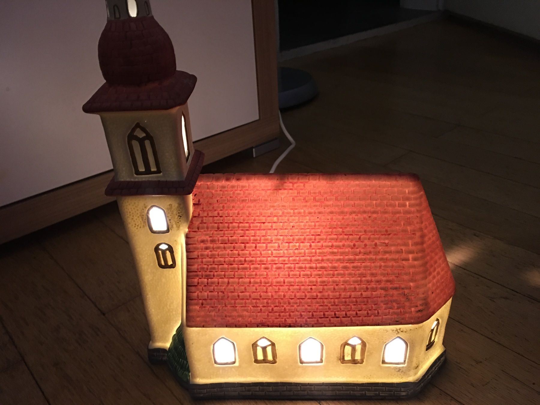 Lampade: Schöne Deko Lampe Kirche Gebäude mit Stecker – Usato da Grenchen venduto da Wolfine 6
