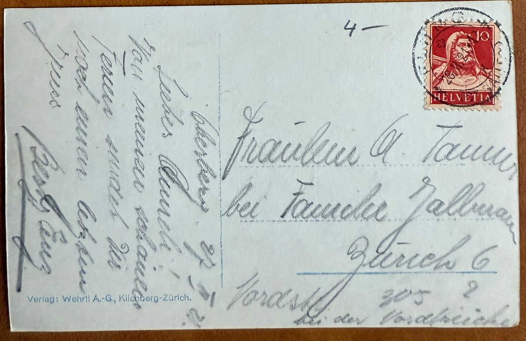 Cartoline postali: Flums - Prodalp mit Prodkamm 1921 – Usato da Lutry venduto da Ediego 1
