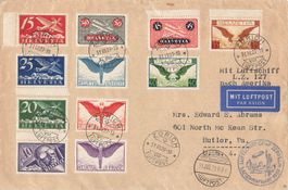 Schweiz Zeppelin LZ127 Flugpost USA 1929 Brief