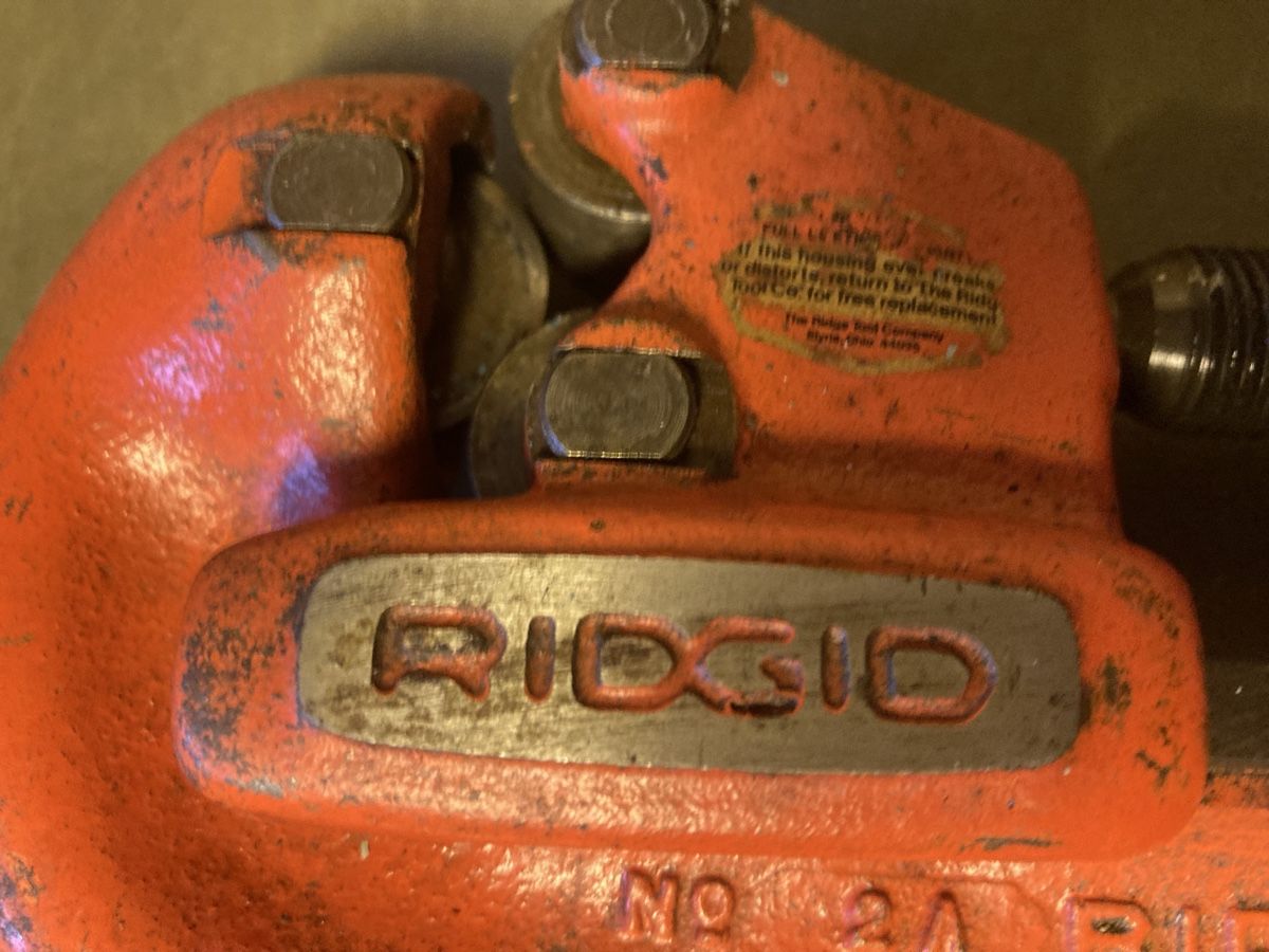Tutti gli attrezzi: RIDGID 2A ROHRSCHNEIDER – Usato da Bottmingen venduto da Surubi 4