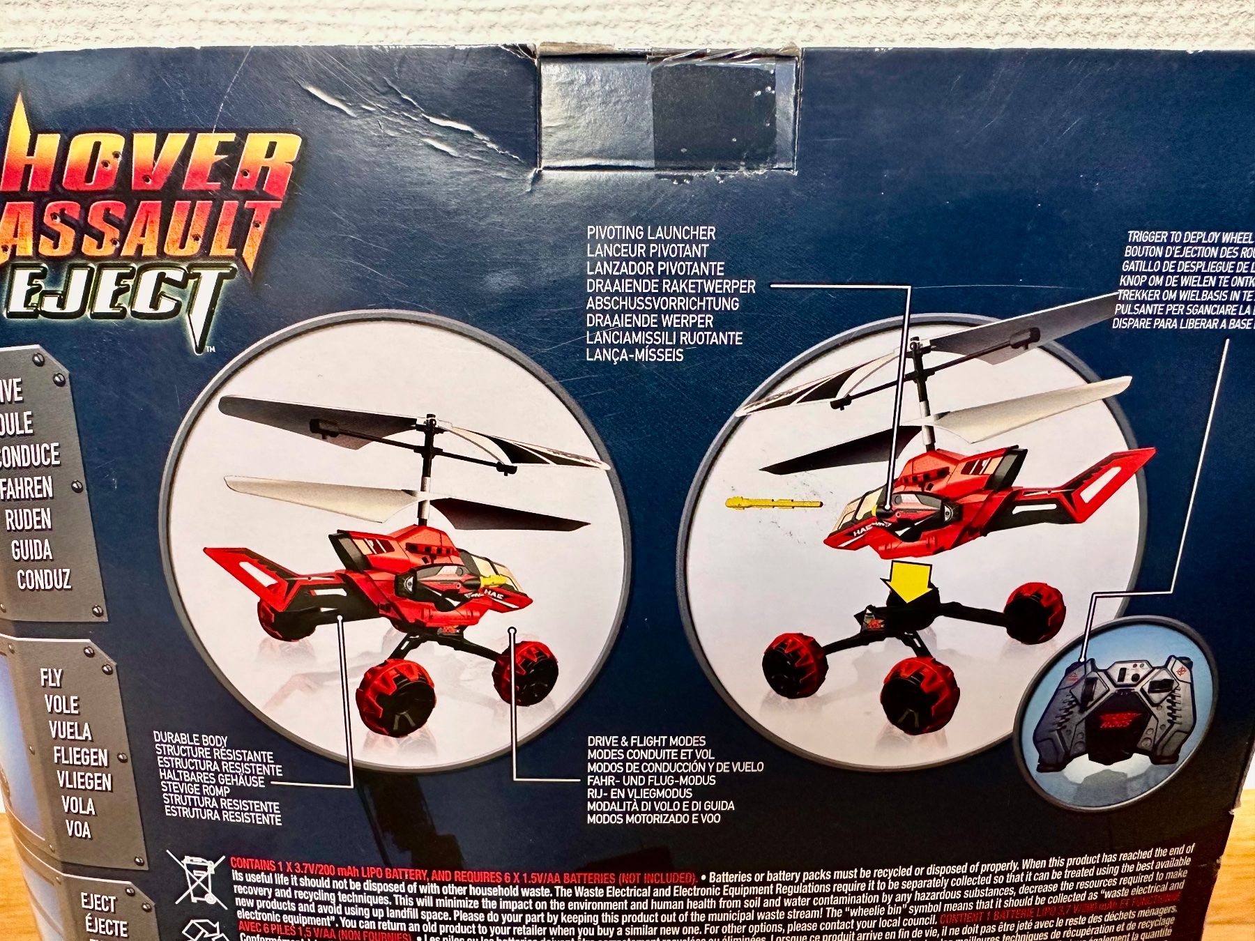 RC Kits de montage: NEU AIR HOGS RC HOVER ASSAULT EJECT FERNGESTEUERT – Neuf avec emballage d'origine à Binningen par Rewind1 4