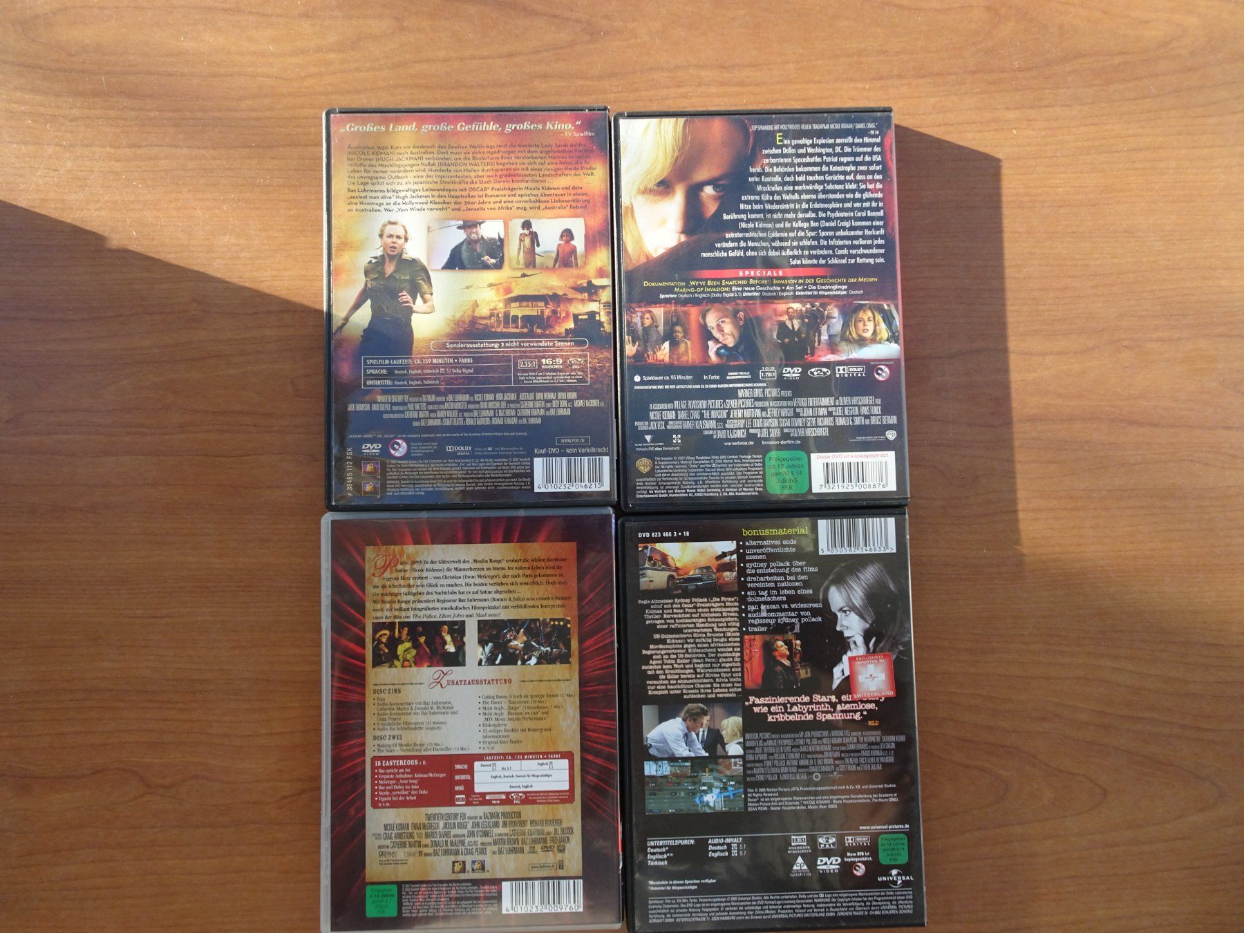 Tutti i DVDs: Nicole Kidman Filme – Usato da Schenkon venduto da Movieplanet 1
