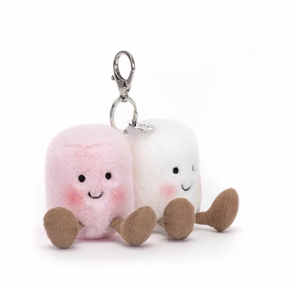 Porte-clés: Plush marshmallow keychain duo – Neuf (Voir description) à Chur par fsc.7wcp