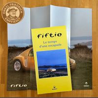 Prospekt & 5 Messe-Fotos – Renault Fiftie Genf 1996