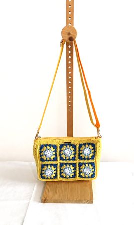 Granny Bag CROSSBODY - Borsa all'uncinetto a tracolla