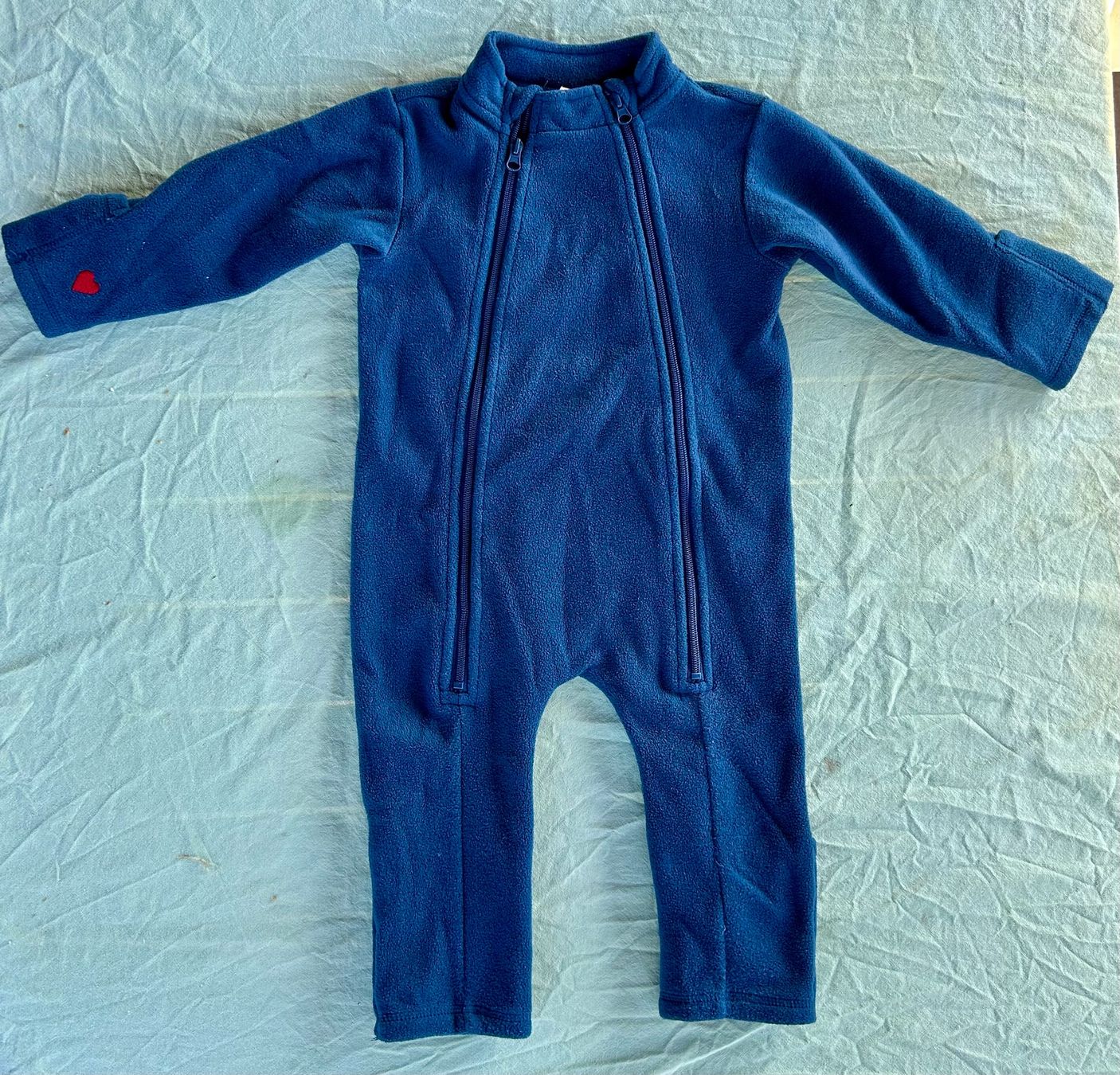 Strampler: Fleece Overall – Gebraucht aus Riedholz von Abendsonne