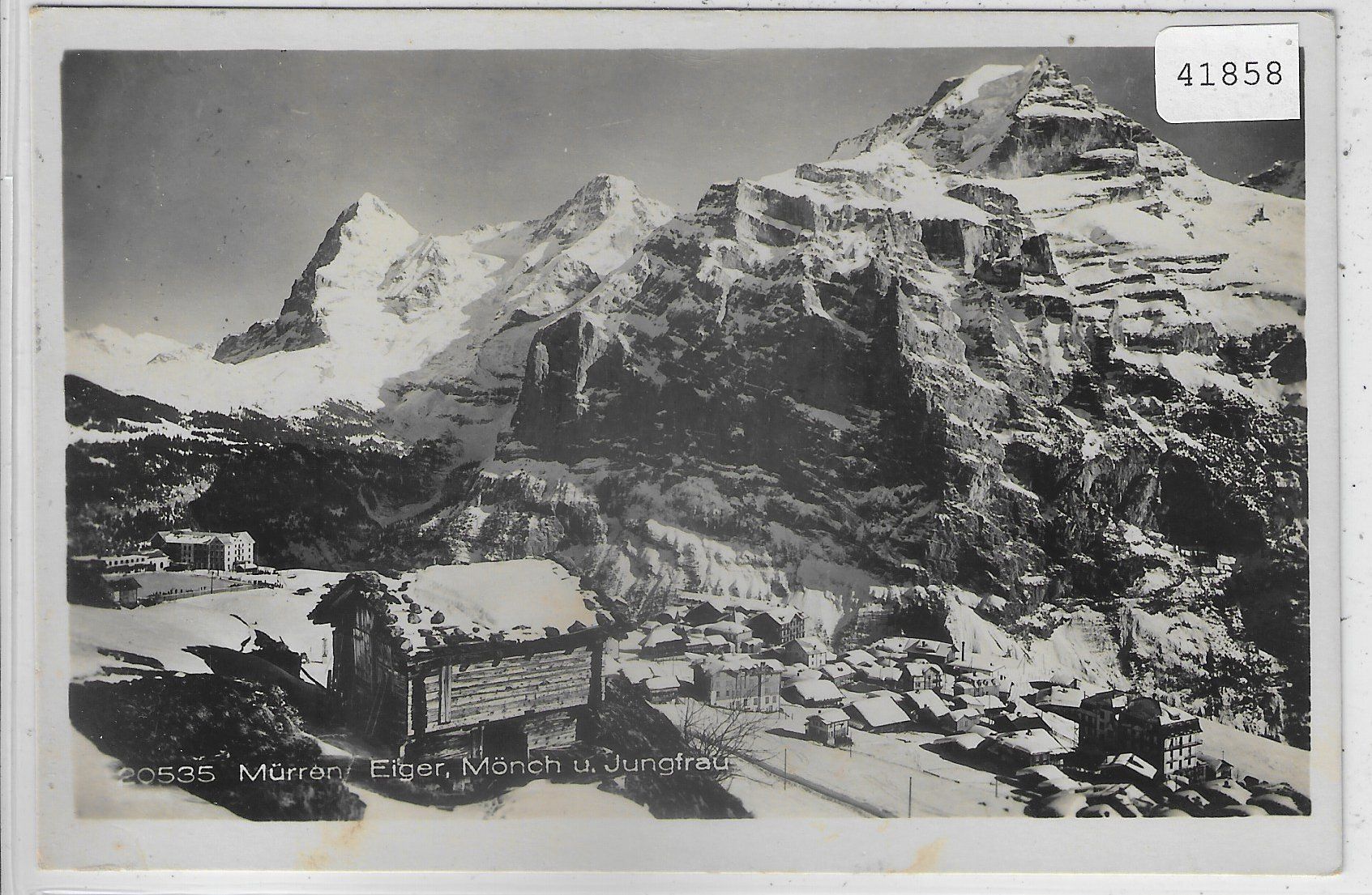 Cartoline postali: Winter in Mürren – Usato da Ettingen venduto da Kartenplanet