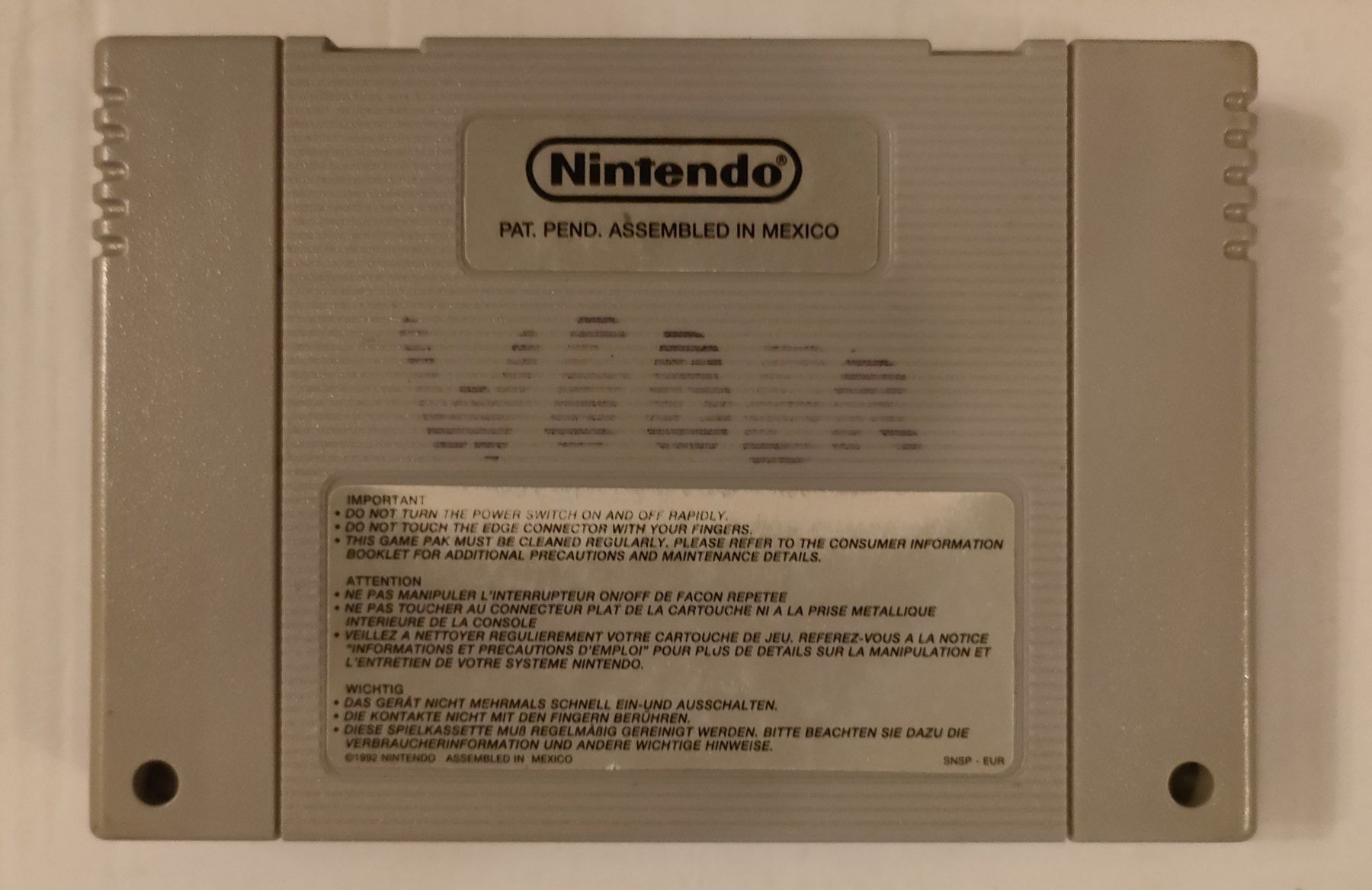 Nintendo Giochi: Fifa International Soccer - SNES – Usato da Zürich venduto da Mephisto87 1