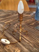 Messing Lampe, Vintage Tischlampe, Nachttischlampe!