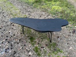 Oak burned table - exclusive