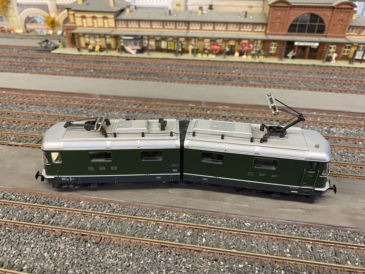 Hag Modellini di ferrovie: HAG 201 Re 6/6 SBB H0 – Usato da Glattpark (Opfikon) venduto da anywaya23 5
