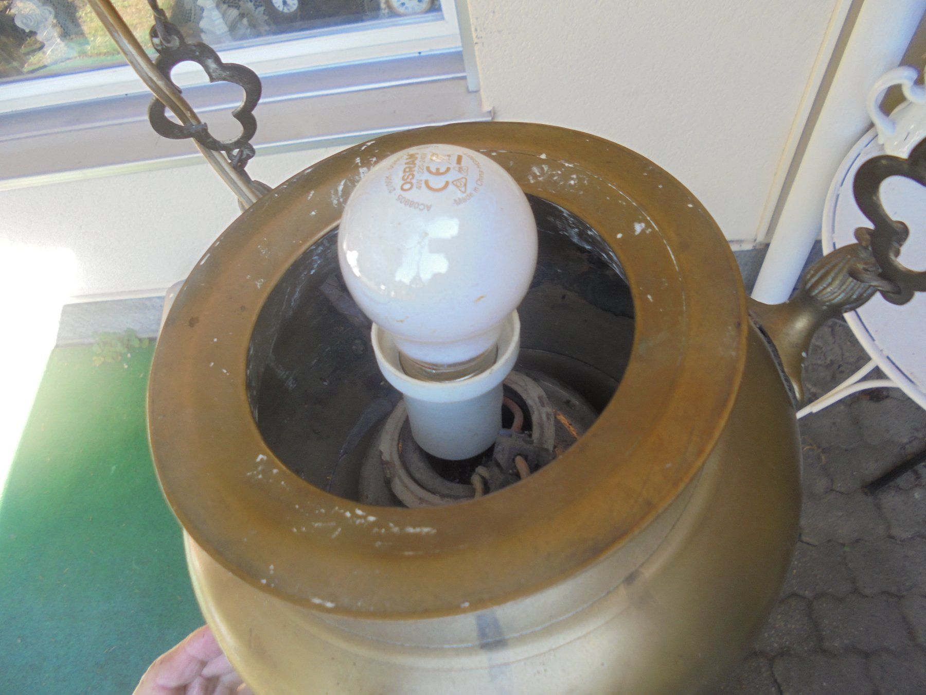 Lampadari & plafoniere: Antike Hängelampe ca. 1930-40 – Usato da Camorino venduto da Hunpete 5