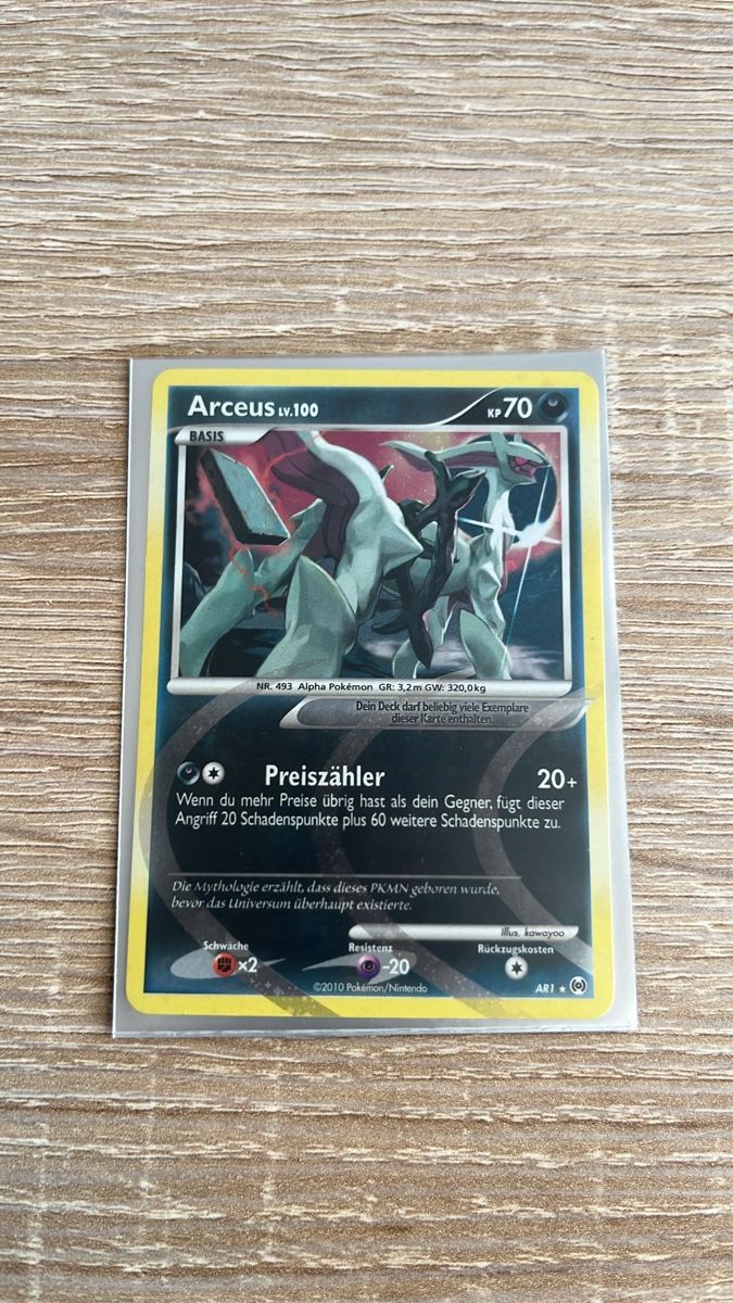 Pokémon Carte collezionabili: Pokémon Karten- Arceus LV.100 (DE) – Usato da Bern venduto da Ermurais