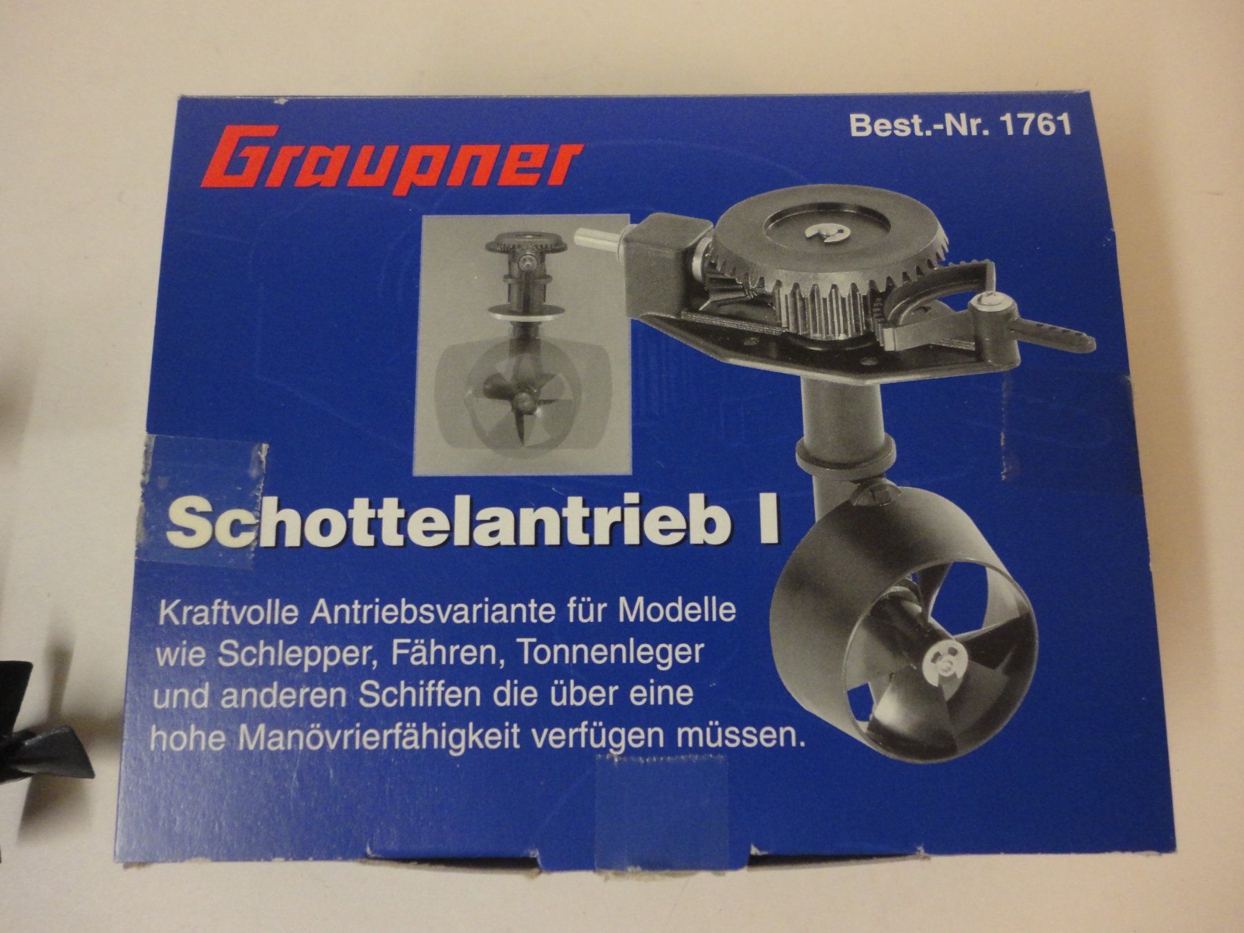 Graupner RC Modellbau: Graupner Schottelantrieb I Modellbau Boot Neu & OVP – Neu und originalverpackt aus Horgen von RcModell