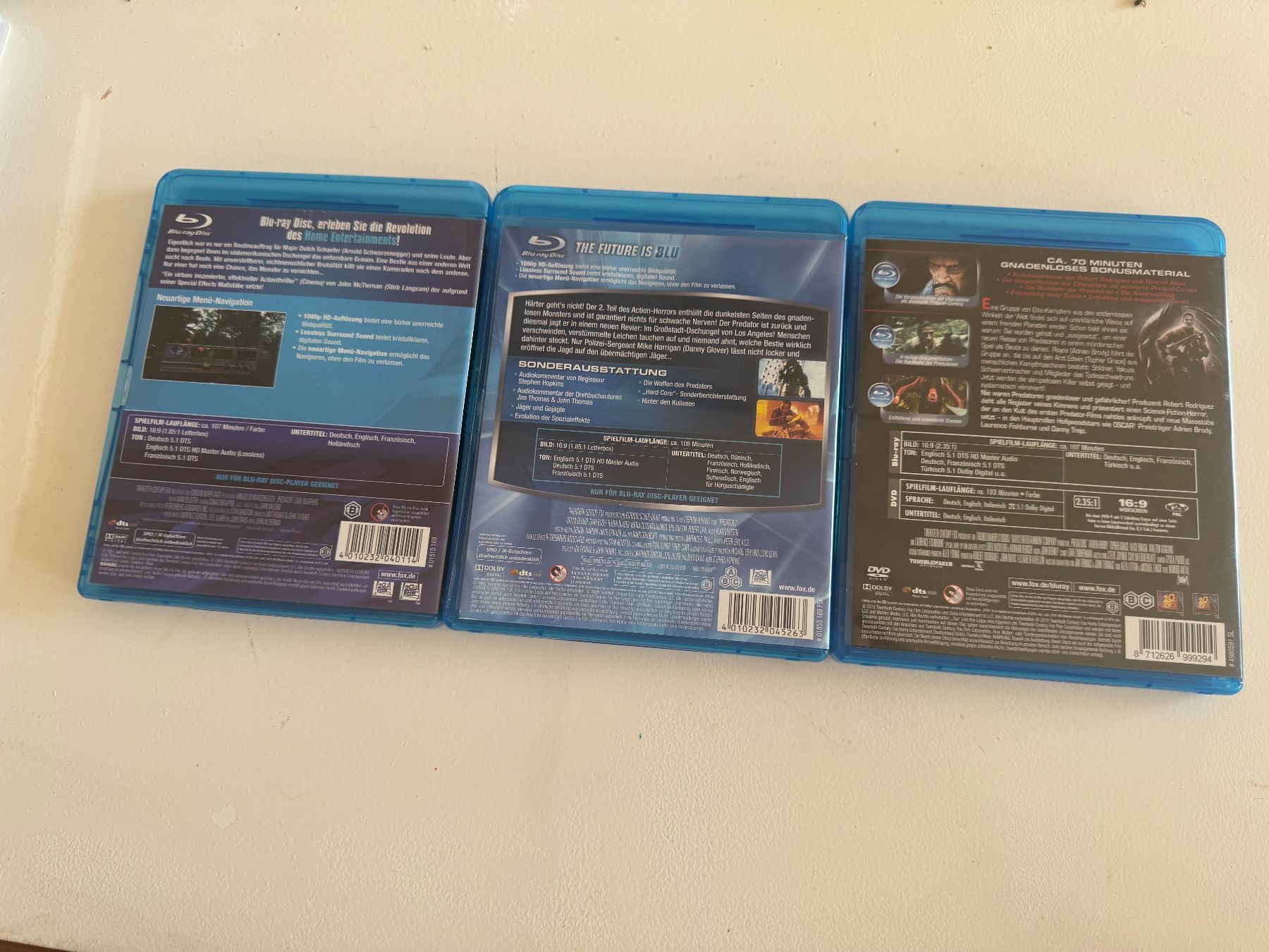 Alle DVDs: PREDEDATOR/PREDATOR 2/PREDATORS (3 BLU-RAYS) – Gebraucht aus Basel von san_2qlq 1