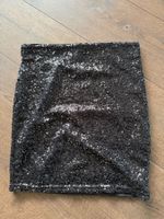 Schwarzer Pailletten Minirock, Grösse S, festlich! ✨
