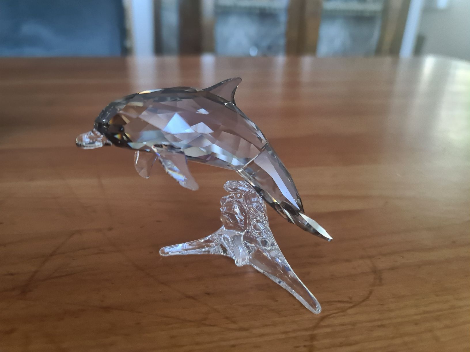 Swarovski Statuette: Swarovski Figur Delphin Originalverpackt  – Usato da henau venduto da Rockj 1
