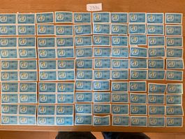 60Fr Ämter Frankaturware ungestempelt postfrisch Sammlung