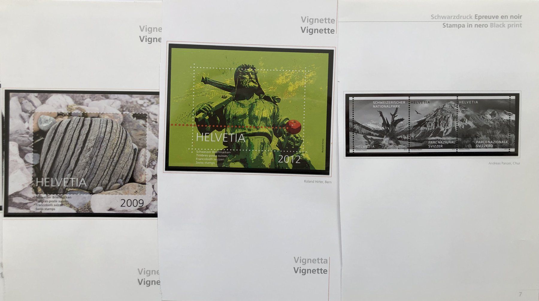 Tutti i francobolli: Schweiz - Briefmarken - Blocks** und Vignetten – Nuovo (secondo la descrizione) da Schaffhausen venduto da durruti 7