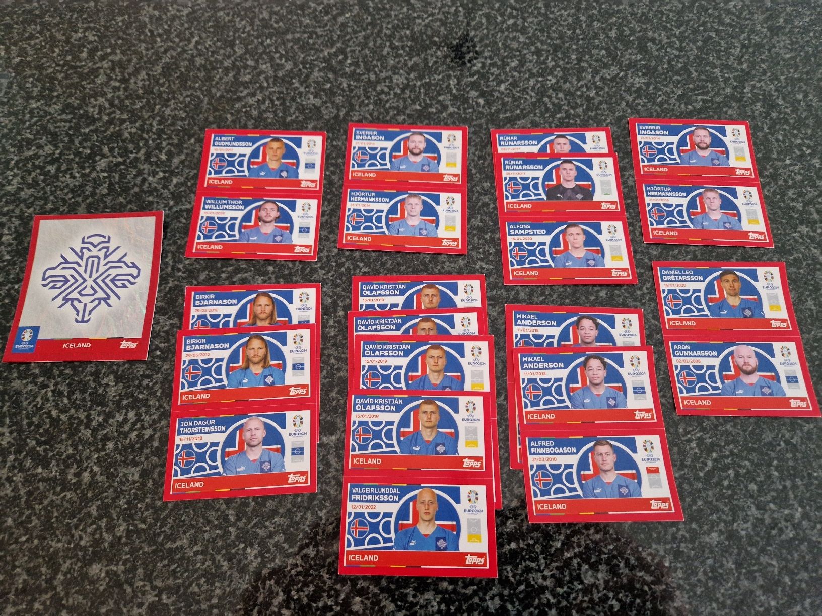Topps Carte collezionabili: Topps Euro 2024 - Iceland – Nuovo (secondo la descrizione) da Romont FR venduto da raj_sjv9 1