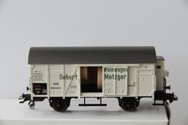 Märklin, Weinwagen, Robert Metzger Baden, 2 Fässer, HO, neu