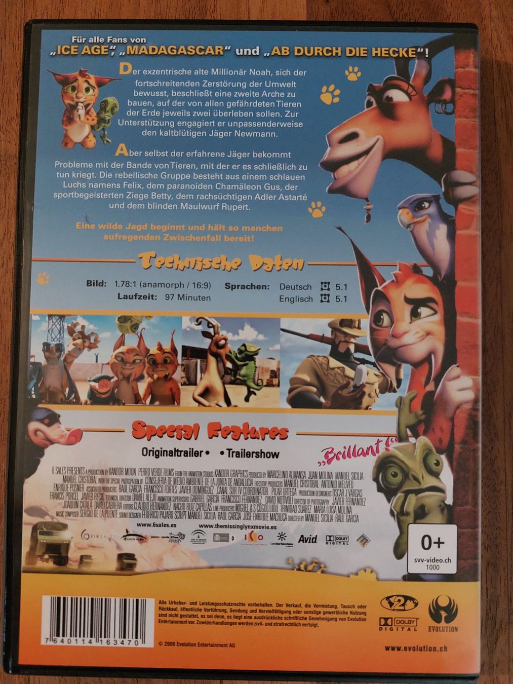 Tutti i DVDs: DVD - Schlau wie ein Luchs – Usato da Rheinfelden venduto da FilmAuktion 1