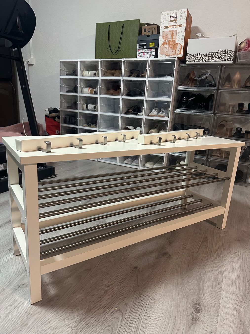 Ikea Panchine: Ikea Schuhablage + 2 Aufhänger – Usato da Biel/Bienne venduto da joy108
