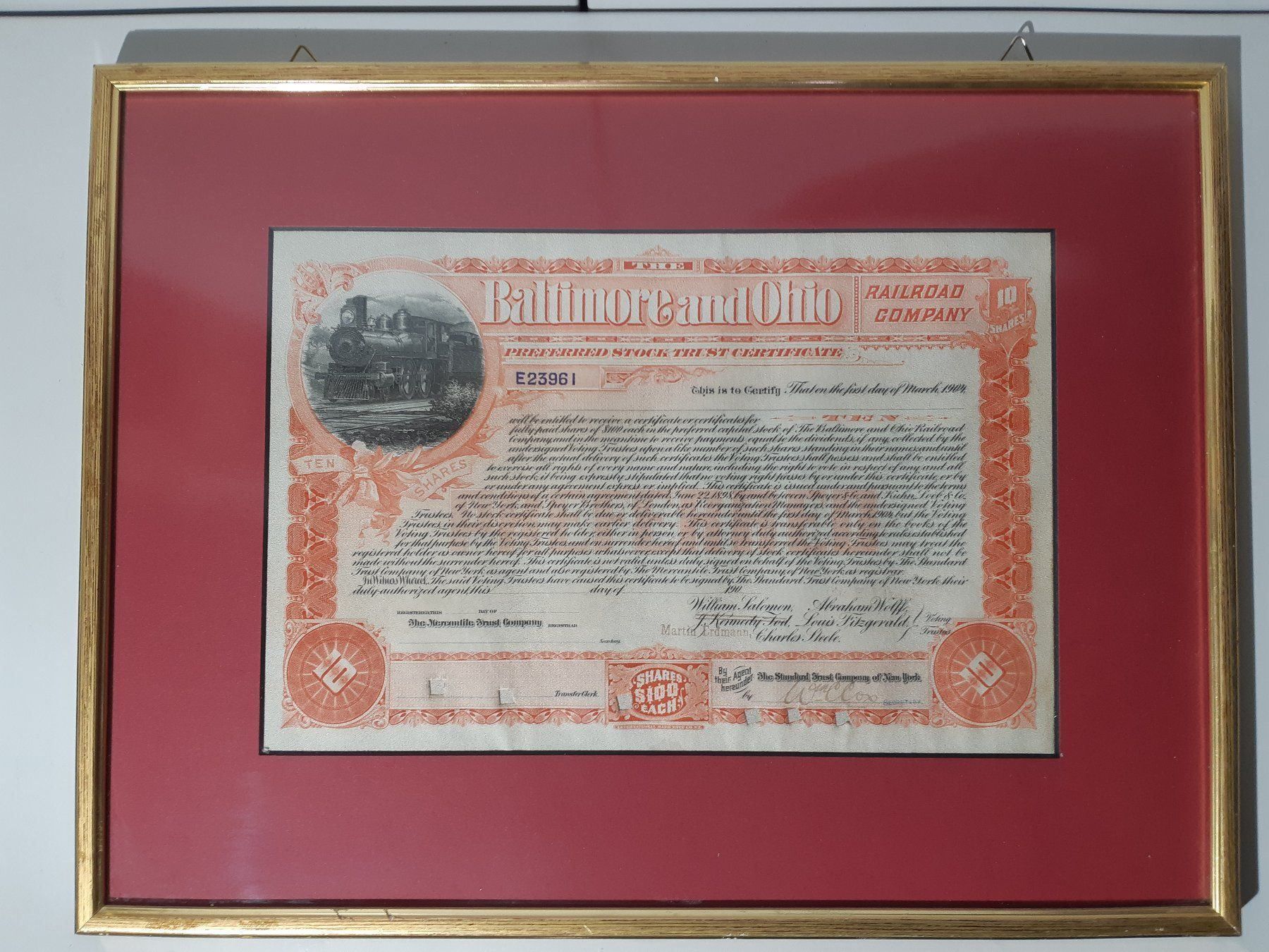 Dokumente: Nr. 5 Wertpapier in passendem Rahmen – Gebraucht aus Grindelwald von carro5