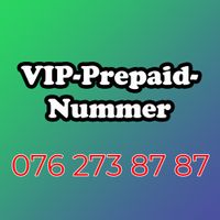 TOP PREPAID-NUMMER 076 273 87 87 zum Schnäppli-Preis!