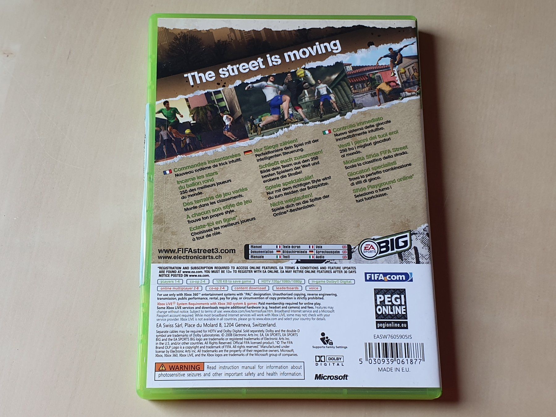 Microsoft Giochi: FIFA Street 3 – Usato da Stansstad venduto da collectorsshop 1