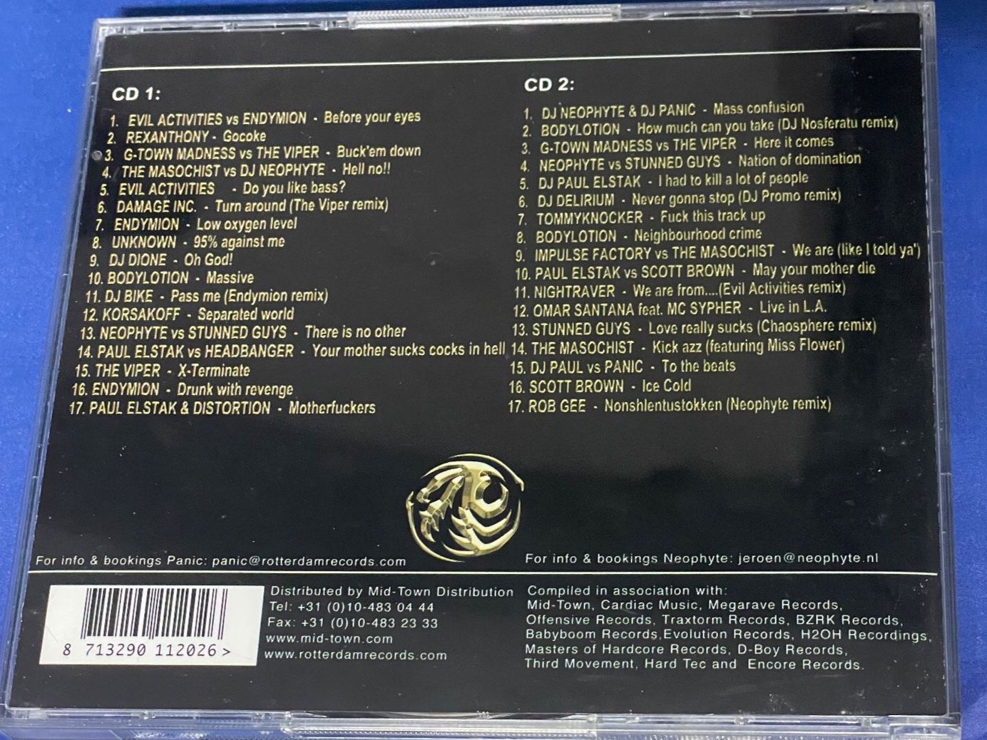 CD: Panic & Neophyte – Hardcore To The Bone Volume III – Usato da Muri b. Bern venduto da AdidasCollector 1