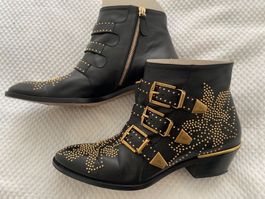 Chloé Stiefelletten Black Gold