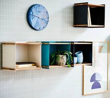 3 x Cane-Line Box Wall Wandregal