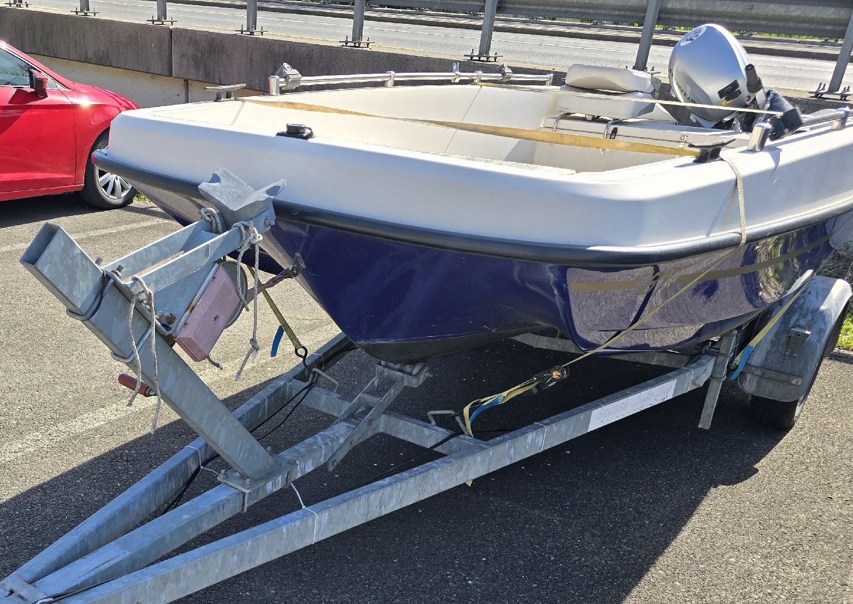 Honda Barche: Motorboot inkl. Trailer mit 8PS – Usato da Steinen venduto da Stud2