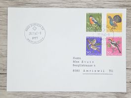 CL17 Enveloppe + Timbre Suisse 1968