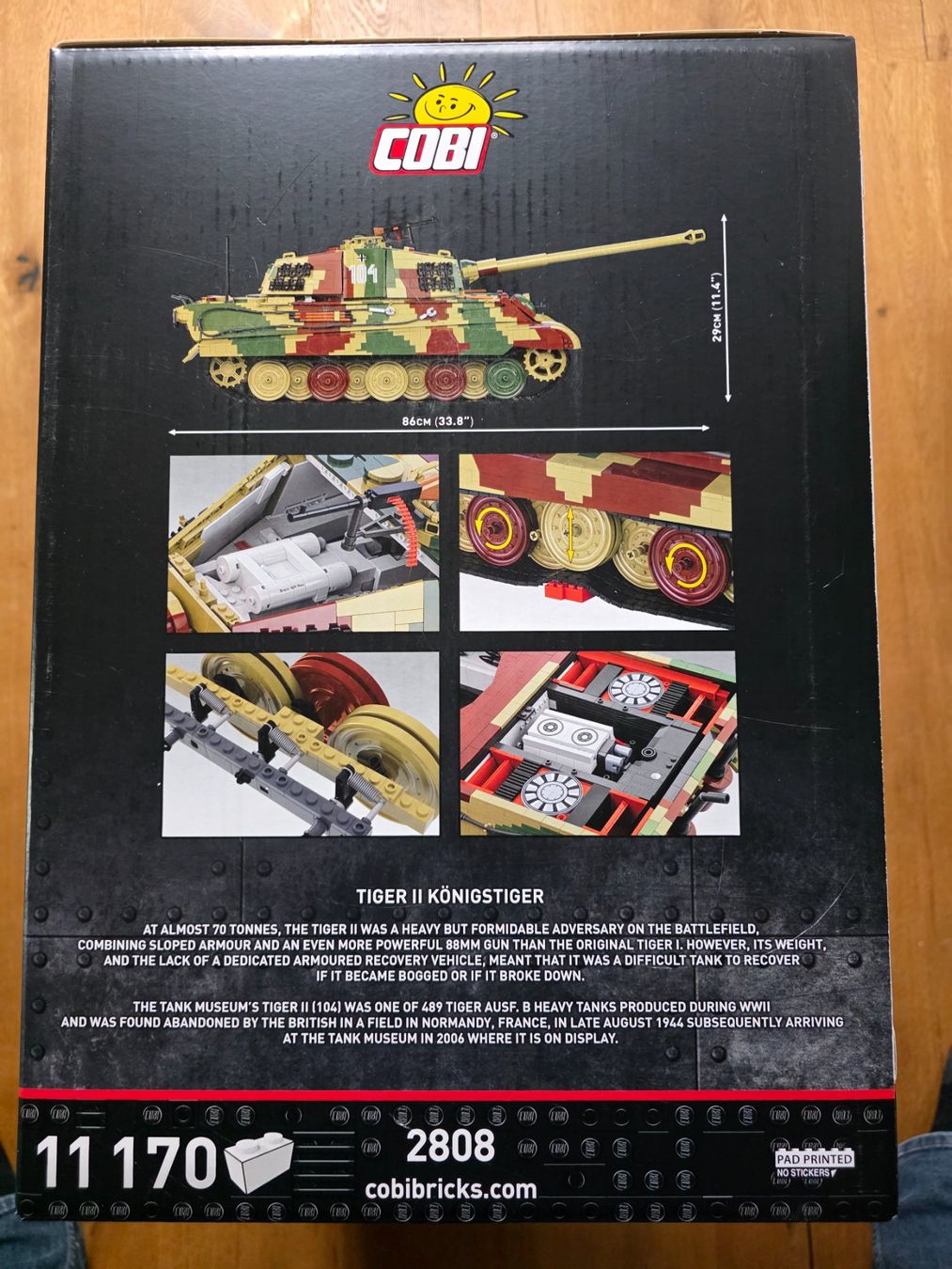 Cobi Jeux de construction: Cobi 2028 Königstiger 1:12 – Neuf avec emballage d'origine à Humlikon par Mustang025 1