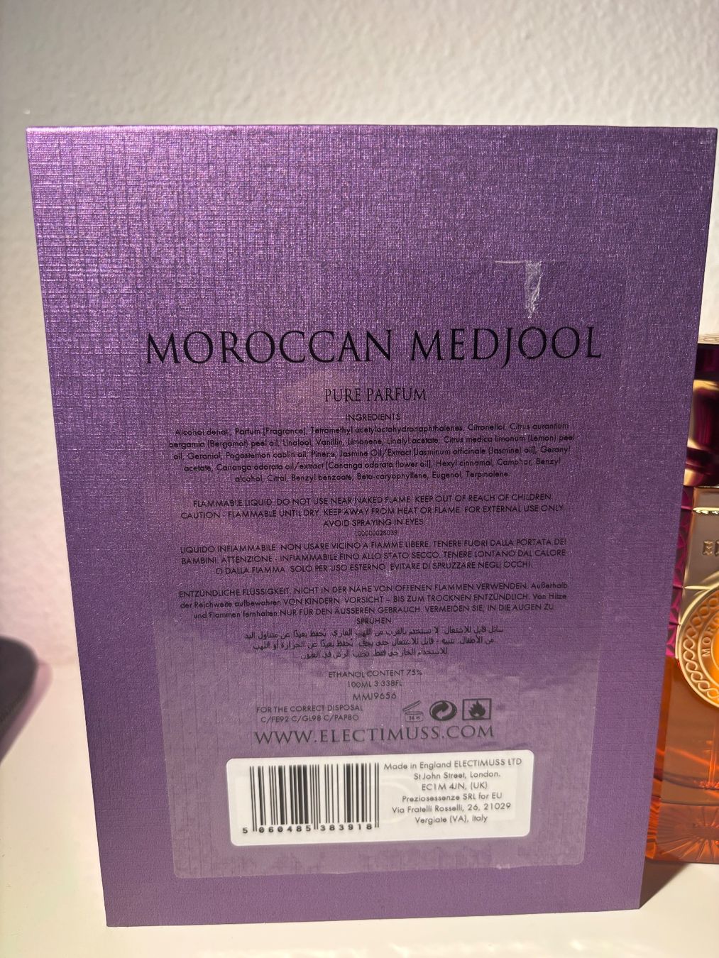 Profumi & Eau de Toilette: Electimuss - Moroccan Medjool 100ml – Nuovo (secondo la descrizione) da Aarau venduto da mat_qx5h 2