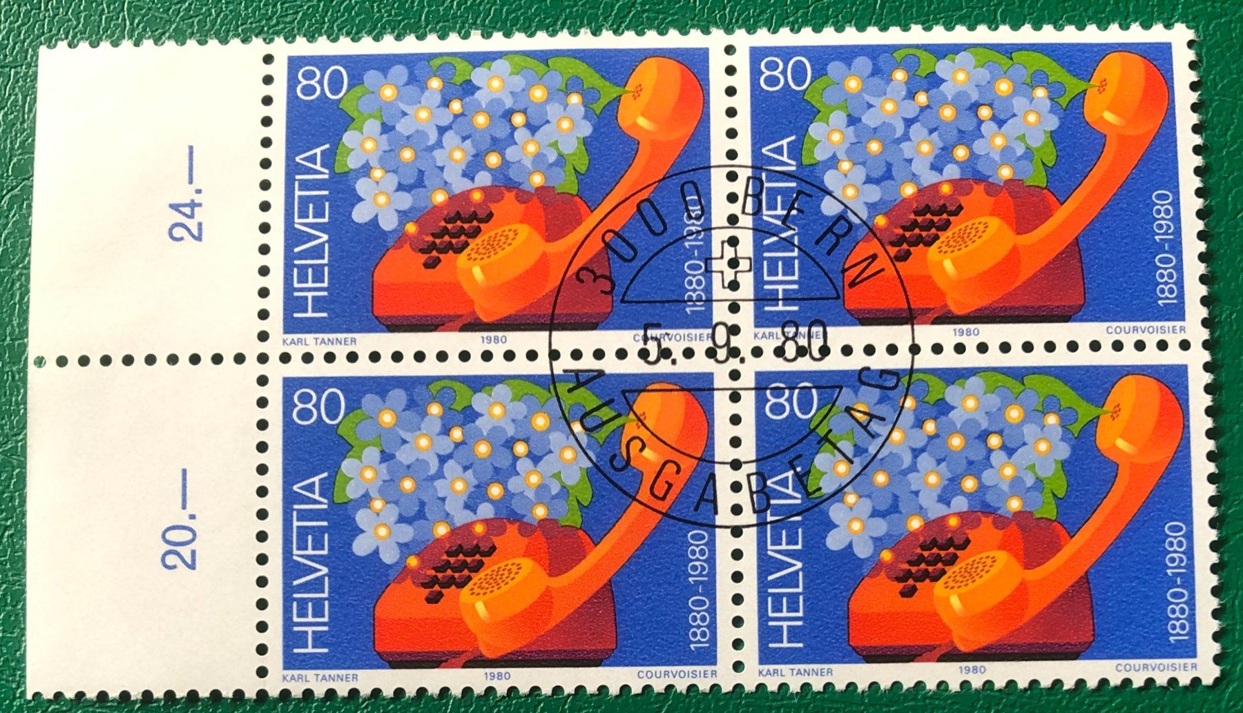 Tutti i francobolli: 4 er Block Nr. 648 mit ETStempel Bern    – Usato da Aarau venduto da Billa007
