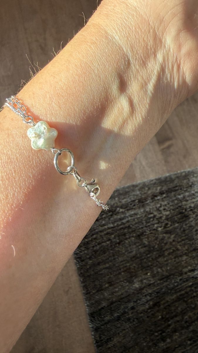 Bracciali & Braccialetti: Feines Silber-Armband mit Perle, neu ! – Nuovo e nell'imballaggio originale da Ebikon venduto da Leonidas2 7
