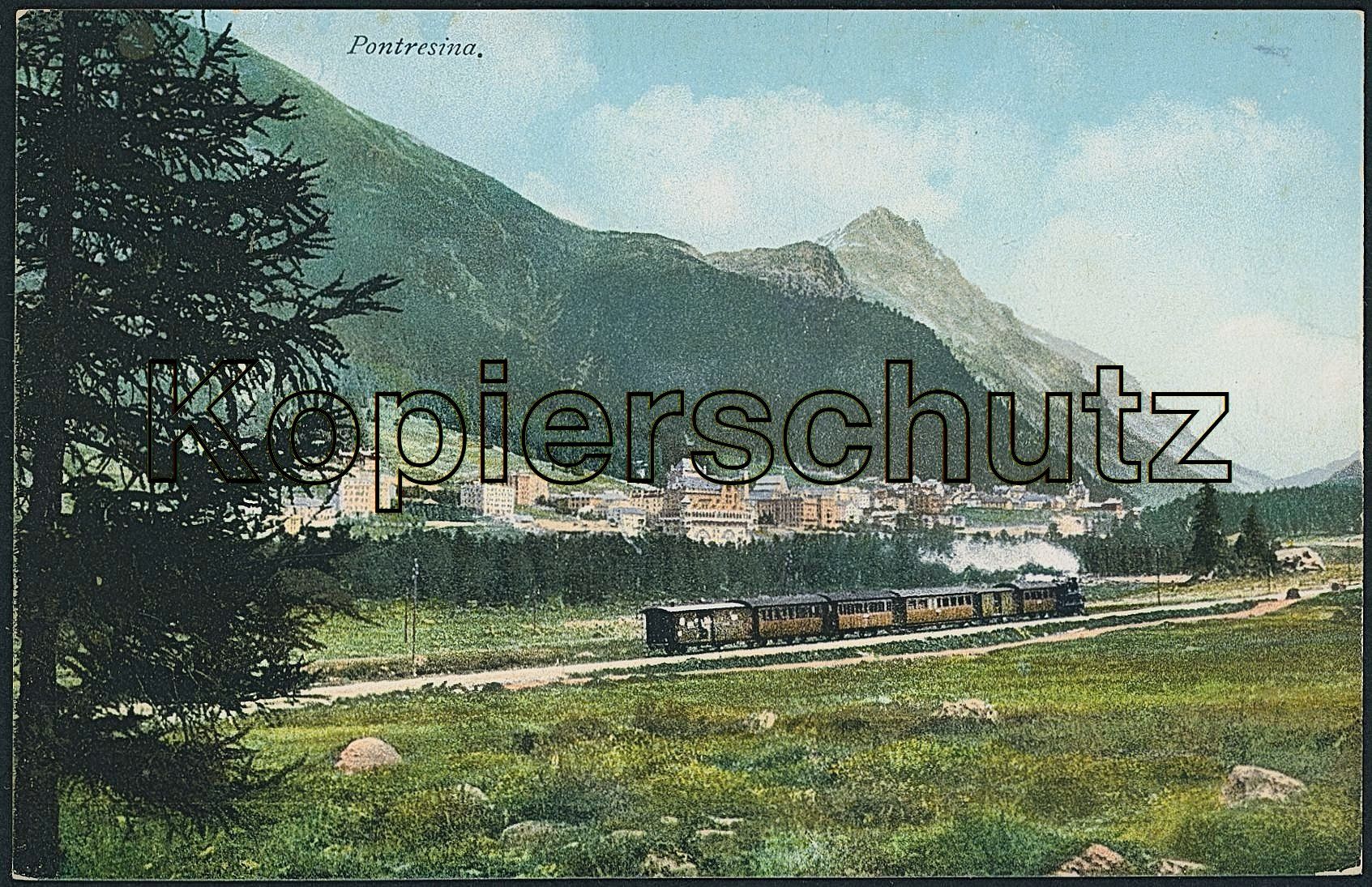 Cartoline postali: GRS Pontresina - Rhätische Bahn RhB – Nuovo (secondo la descrizione) da Schindellegi venduto da dolpitz
