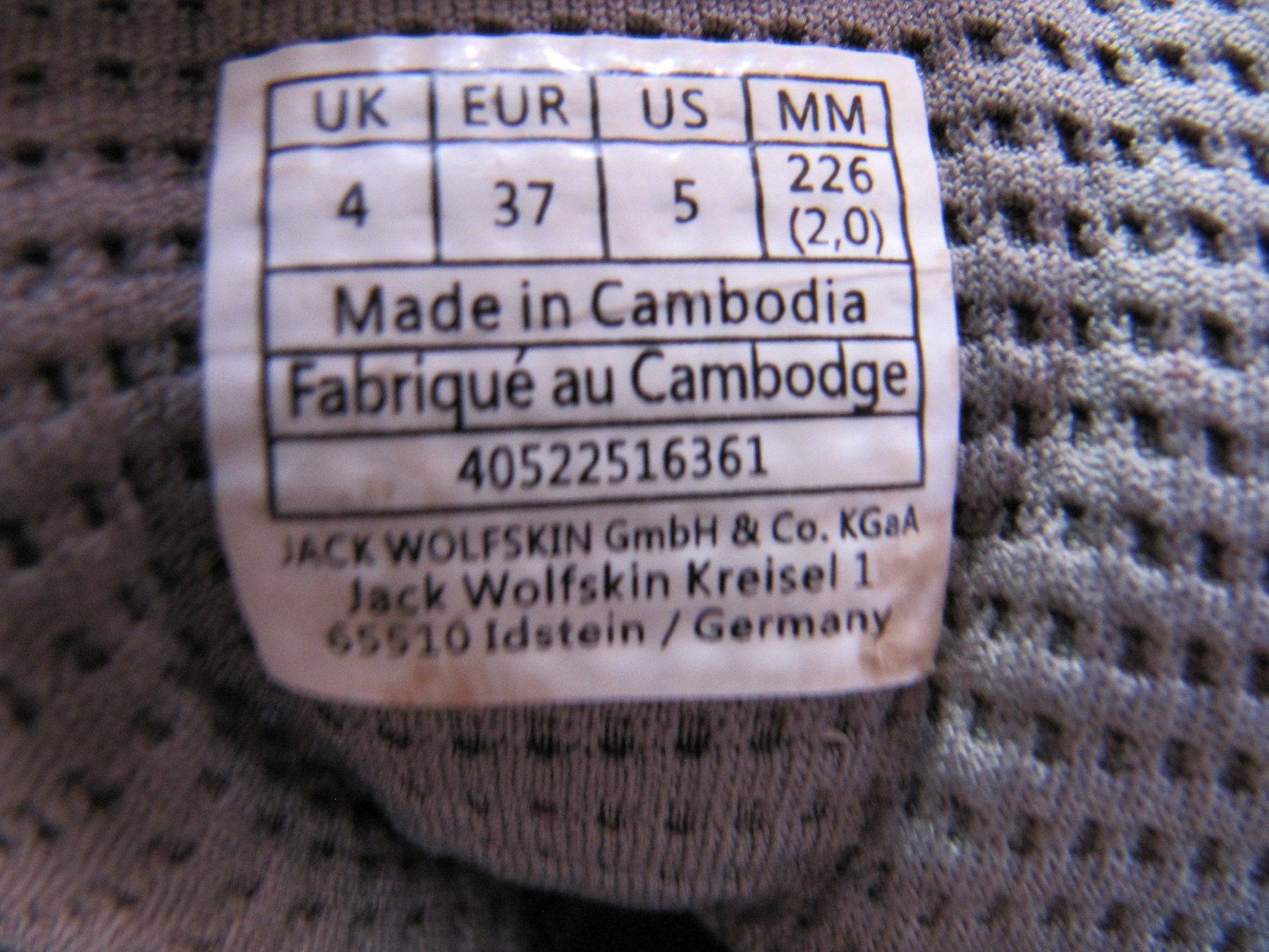 Jack Wolfskin Herrenschuhe: Wanderschuhe Jack Wolfskin, Gr. 37 / UK4 – Gebraucht aus Würenlos von Carabella0 1