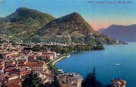 Lugano verso il Monte Brè, um 1920