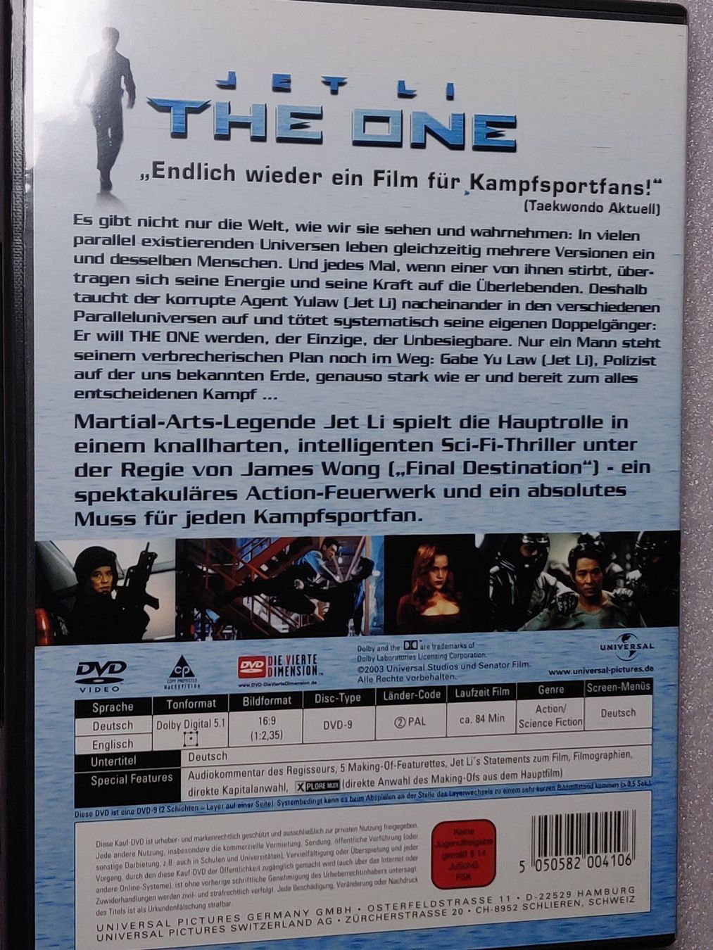 Tutti i DVDs: The One / Jet Li / DVD – Usato da Zollikofen venduto da Blackie 1