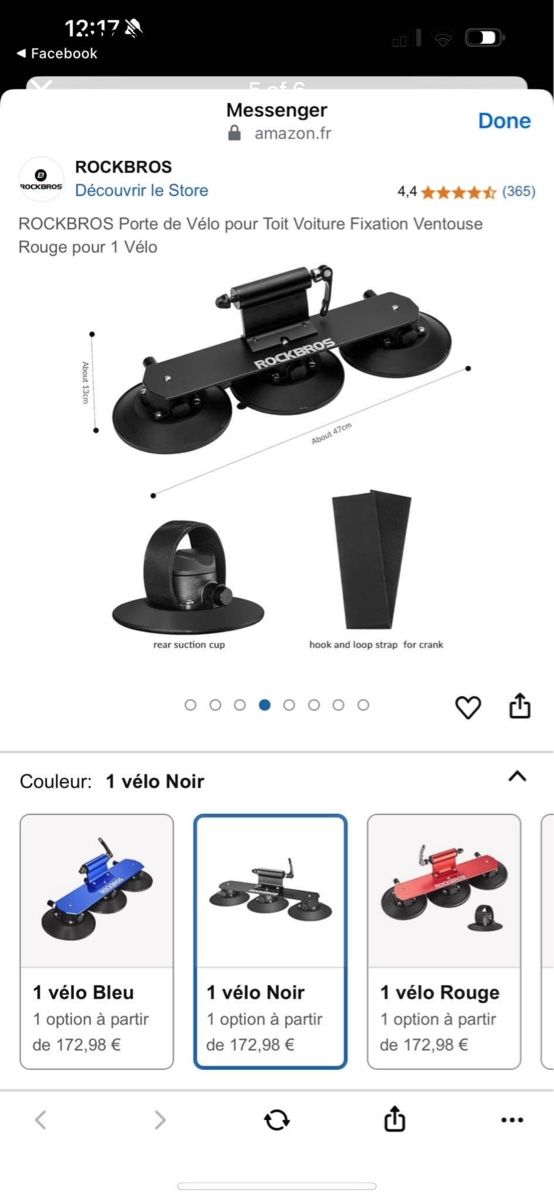 Cavalletti per biciclette: Porte-vélo à ventouses – Nuovo (secondo la descrizione) da Muraz (Collombey) venduto da Osearafrumoasa 4