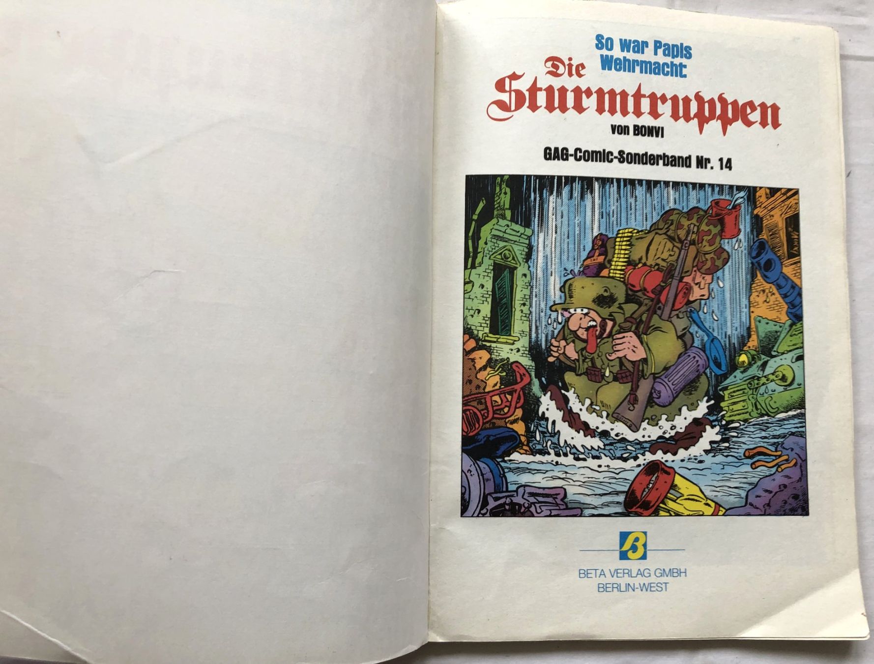 Fumetti: Die Sturmtruppen - Nr.14 - 1.Auflage – Usato da Schaffhausen venduto da durruti 2