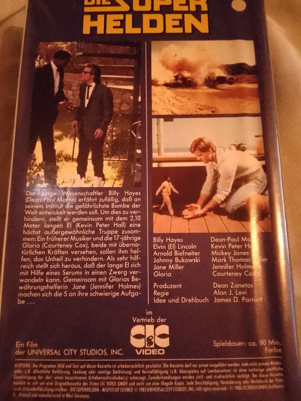 Tutti i VHS: Die Superhelden CIC VHS 1985 – Usato da Remetschwil venduto da Privatflohmi 5